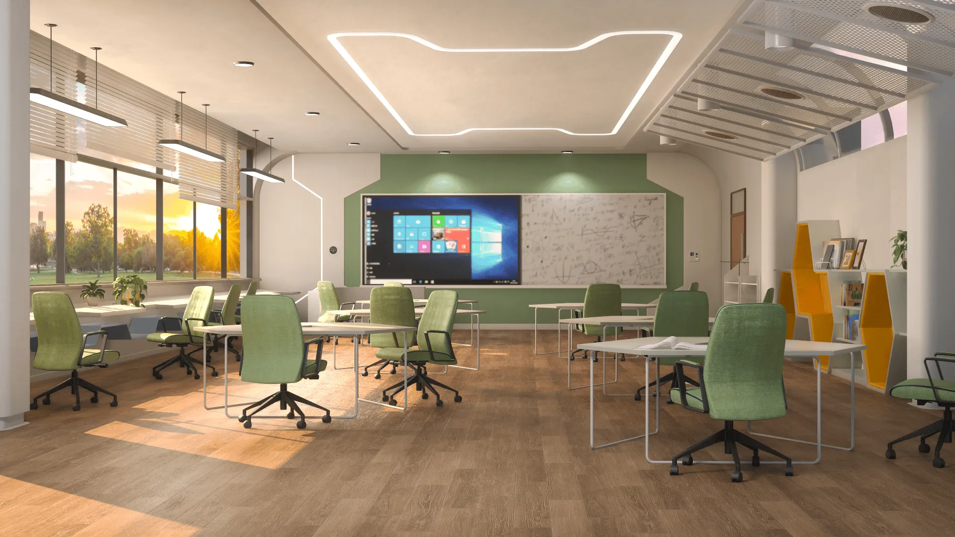 现代疗愈智能教室